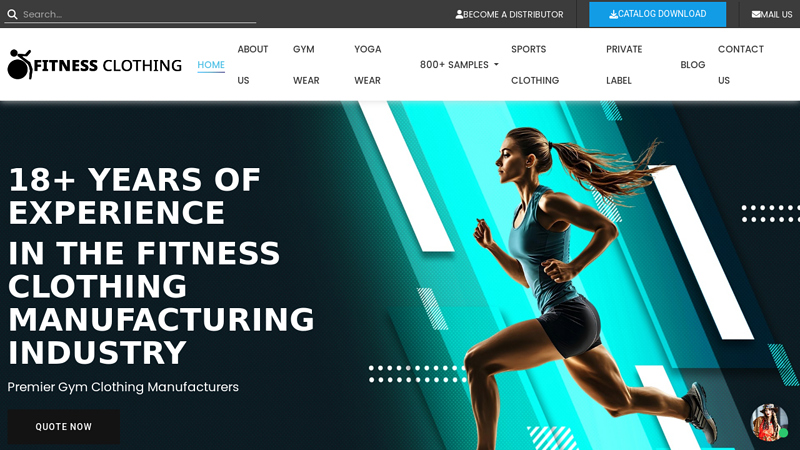 Fitness Clothing Manufacturer