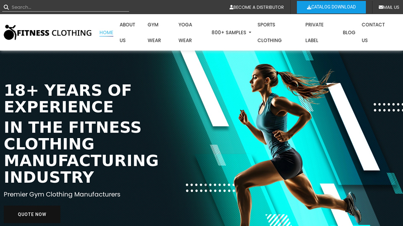 Fitness Clothing Manufacturer