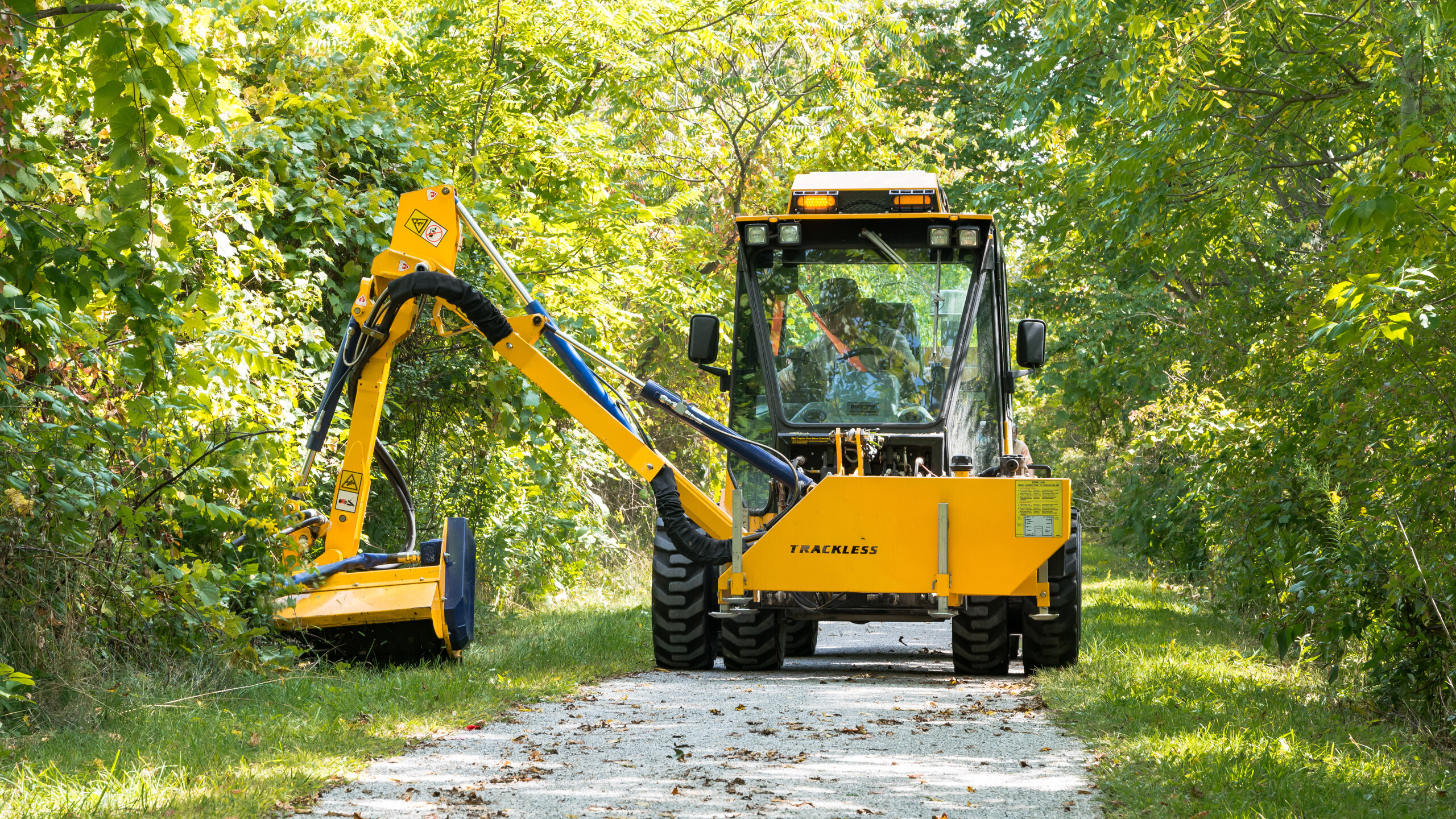Flail Mower Articulating Tractor Attachment