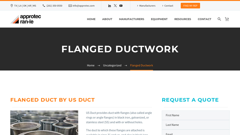 Flanged Ductwork