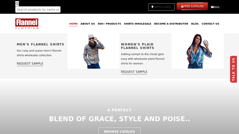 Flannel Clothing Manufacturer And Flannel Shirts Supplier