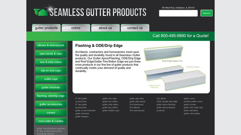 Flashing & ODE/Drip Edge