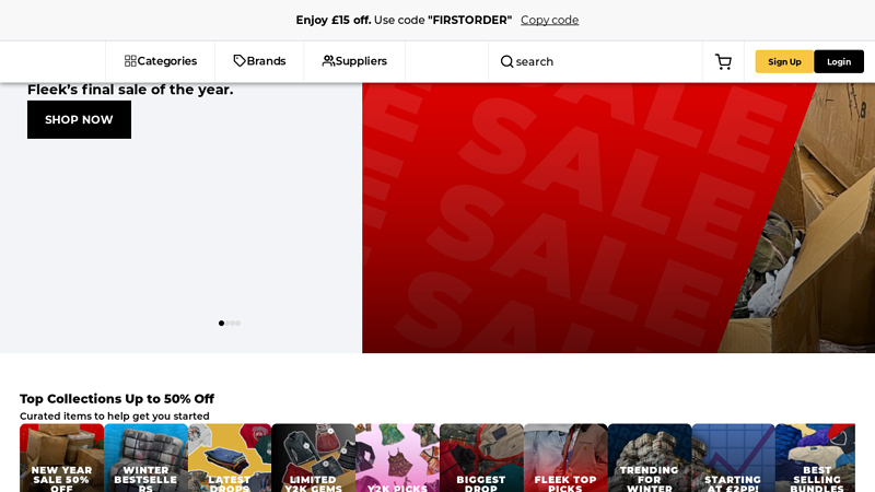 Fleek: Vintage Wholesale Marketplace