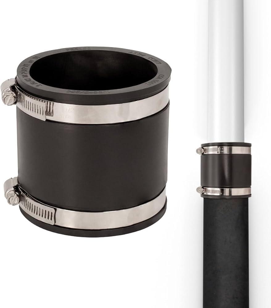 Flexible PVC Rubber Couplings for Pipes