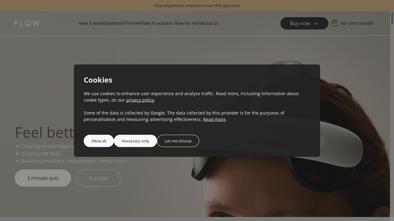 Flow Neuroscience: tDCS Depression Treatment