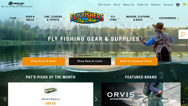 Fly fishing gear & supplies