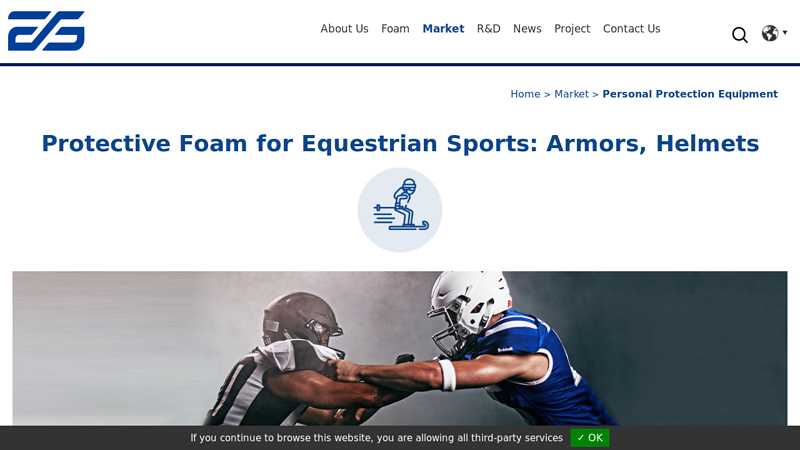 Foam for Personal Protection Equipment