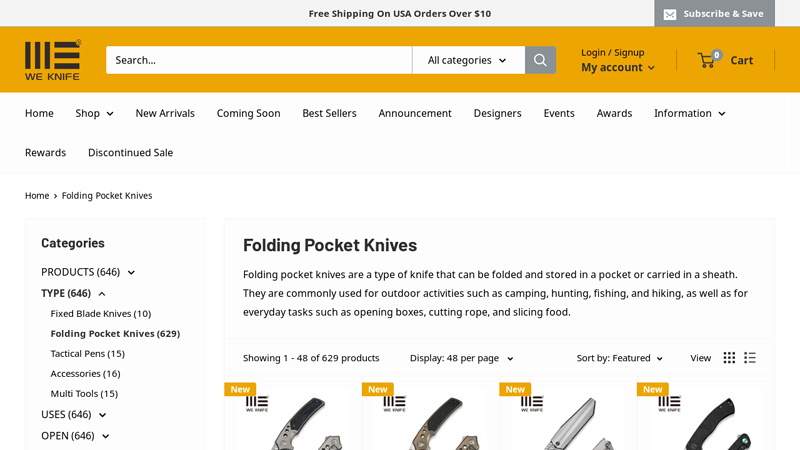 Folding Pocket Knives