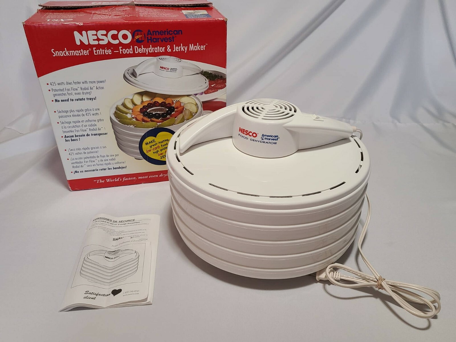 Food dehydrators by American Harvest, Nesco, Excalibur