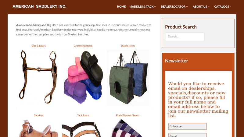 for Wholesale Saddlery and Tack.