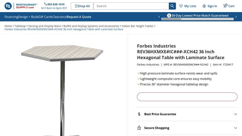 Forbes Industries REV36HXMXE#IC###