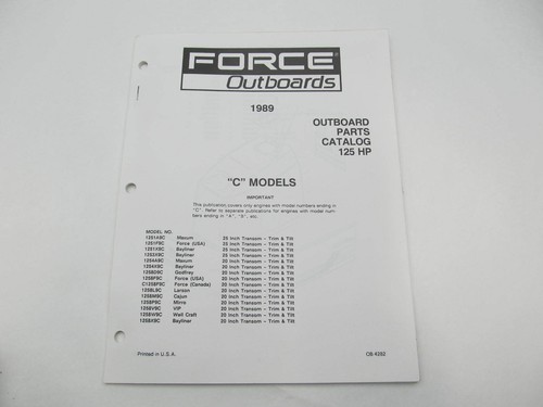 Force Model Year Guide