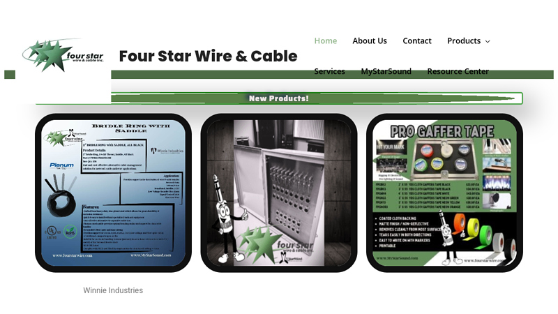 Four Star Wire & Cable If you can think it, We can build it!