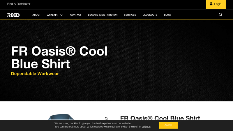 FR Oasis® Cool Blue Shirt