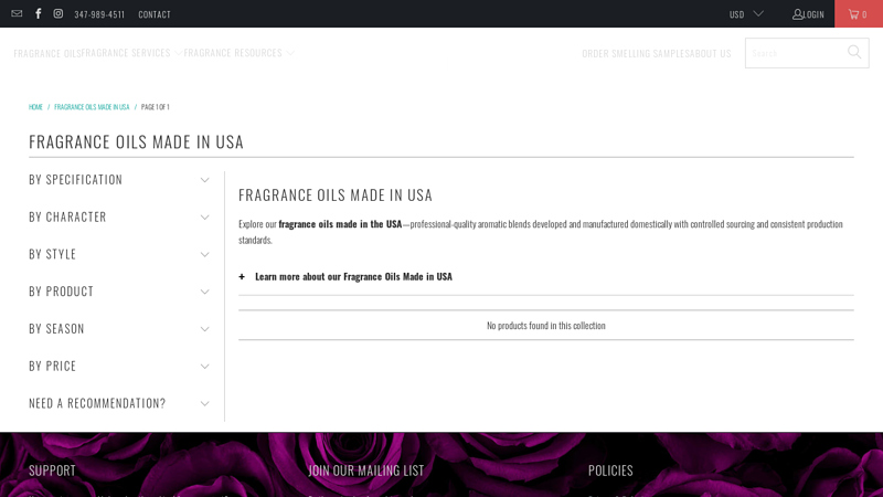 Fragrance Oils Made in USA