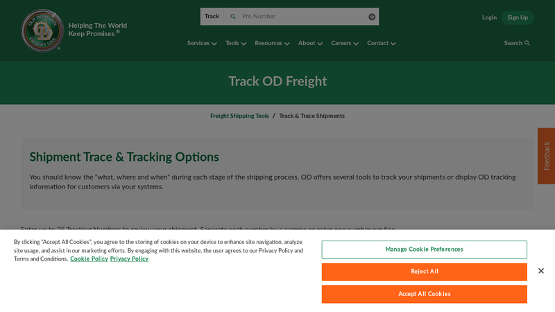Freight Line Tracking