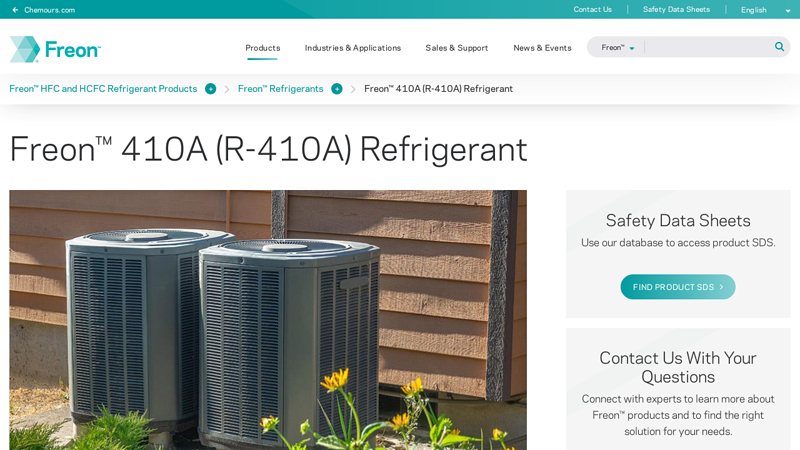 Freon™ 410A (R-410A) Refrigerant