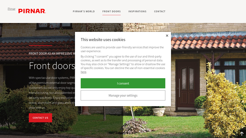 Front doors made to measure Awarded top quality