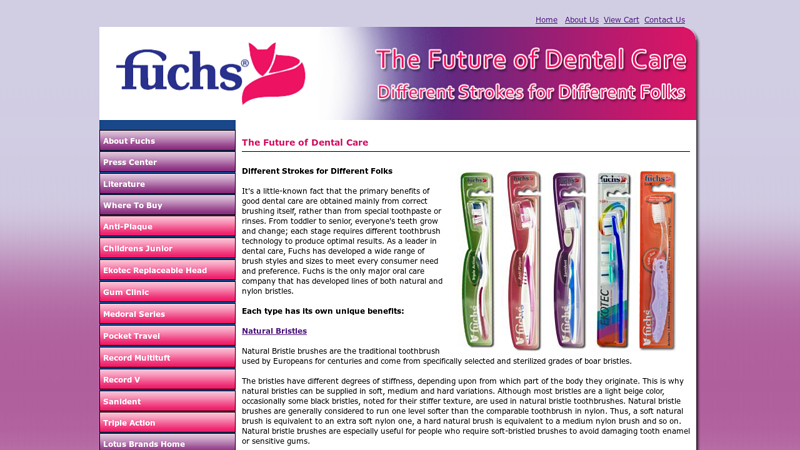 Fuchs, the Future of Dental Care