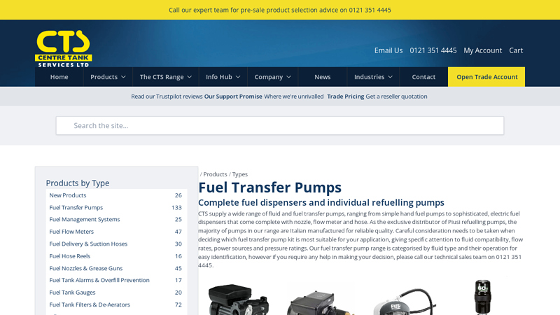 Fuel Transfer Pumps, Fuel Dispensers & Refuelling Pumps