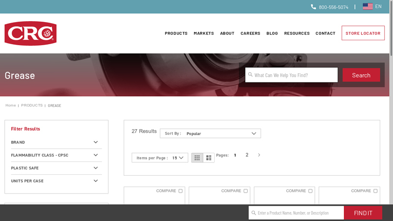 Full Line of Greases and Lubricants