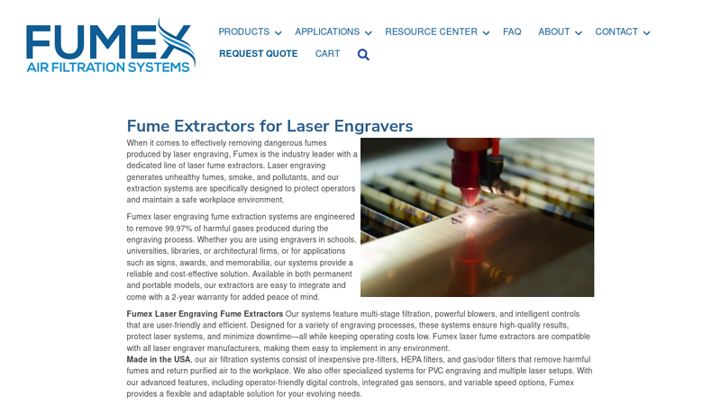 Fume Extractors for Laser Engravers