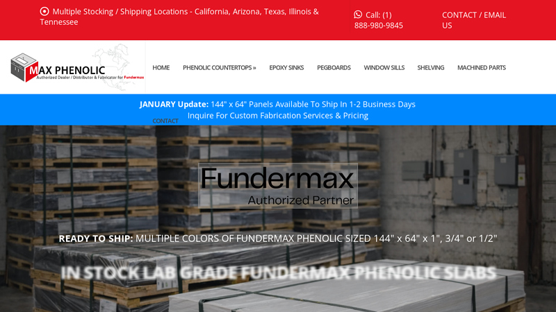 Fundermax Solid Phenolic Panels Lab Countertops Sinks Pegboards