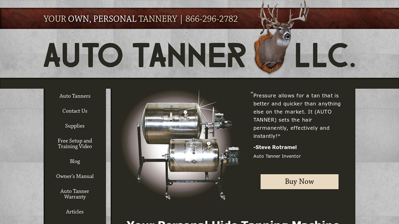 Fur & Deer Hide Tanning Machine & Products