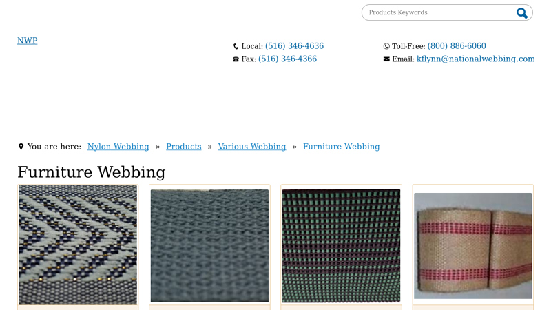 Furniture Webbing