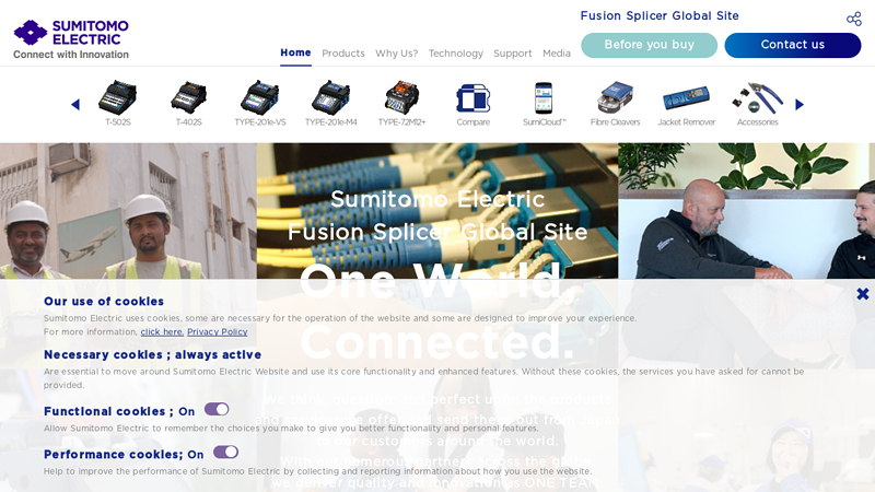 Fusion Splicers｜Sumitomo Electric(US)