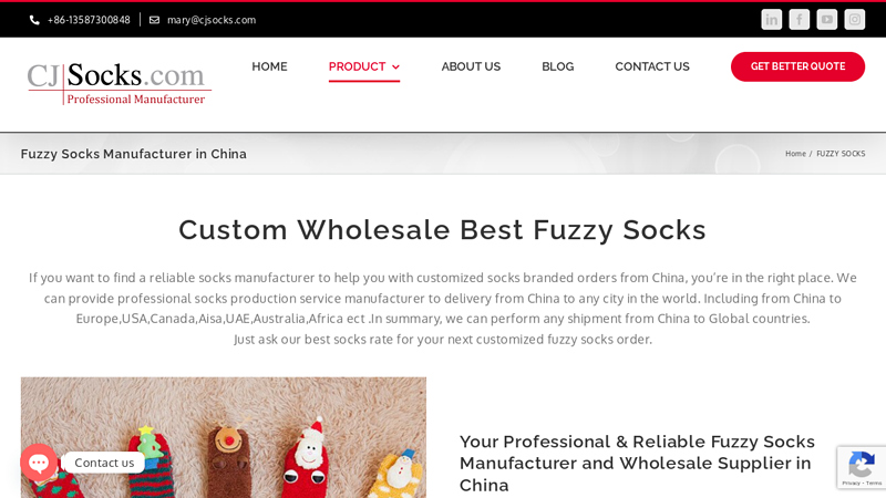Fuzzy Socks Manufacturer in China