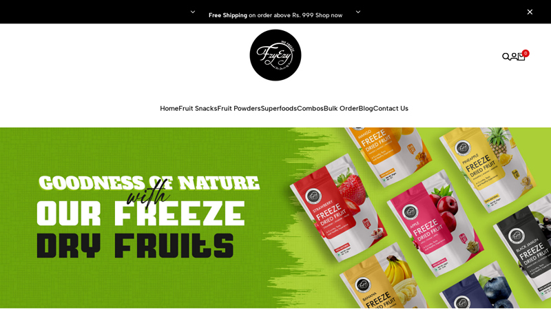 FzyEzy - Premium Freeze-Dried Fruits & Vegetables