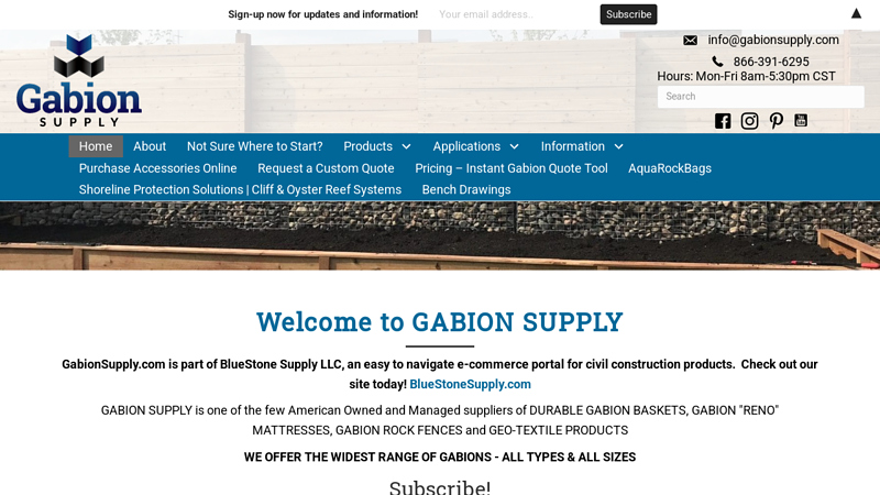 Gabion Baskets Supplier
