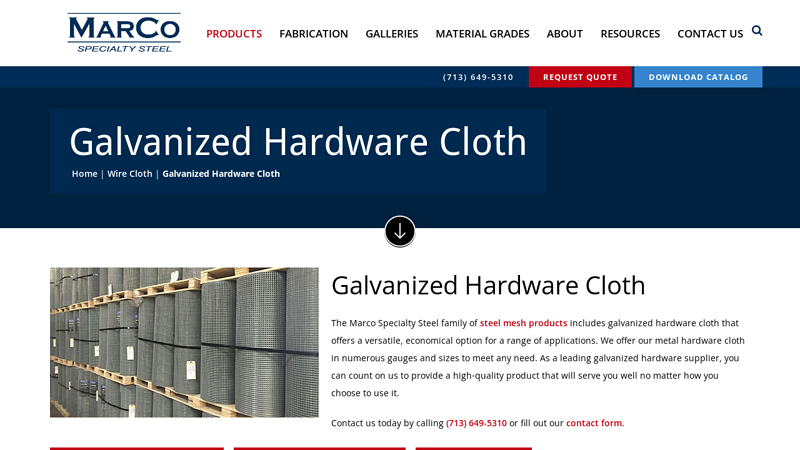 Galvanized Hardware Cloth Supplier
