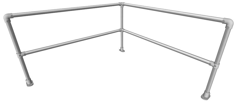 Galvanized Steel OSHA Railing Kit