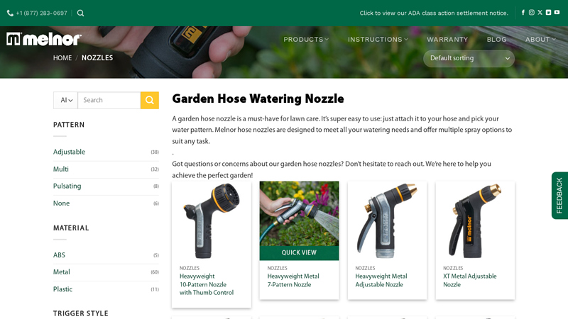 Garden Hose Watering Nozzle
