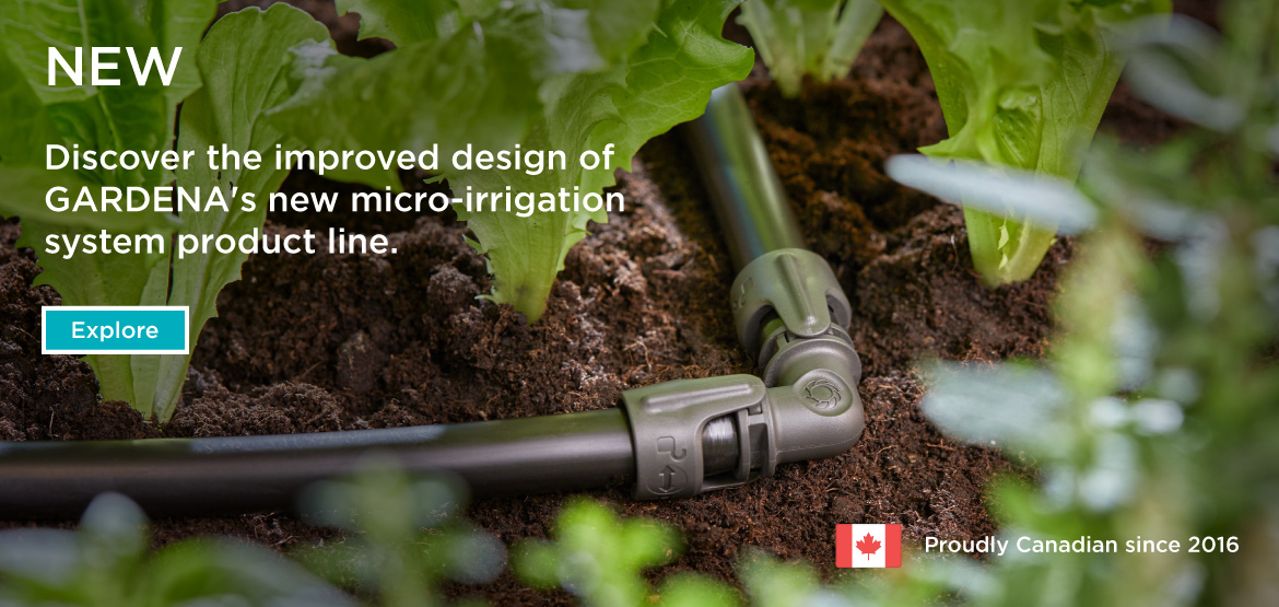 Gardena micro drip irrigation Canada