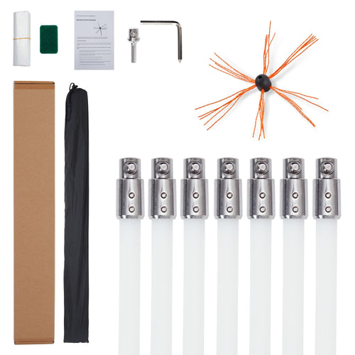 GARVEE 24 Feet Chimney Sweep Kit