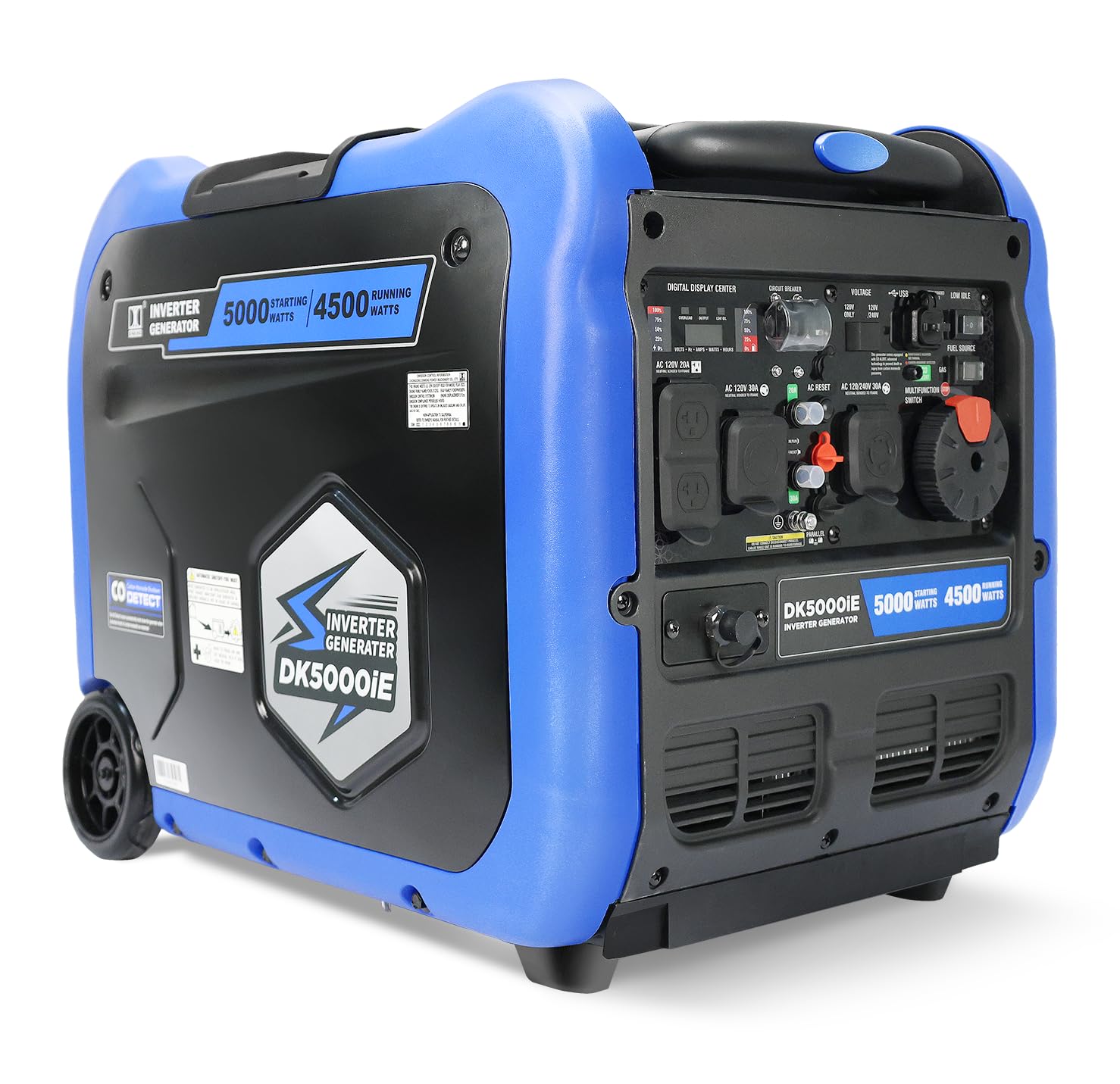 Gas Portable Generator 5000W Remote Start 120V