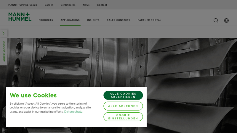 Gas Turbine Intake Filter Systems