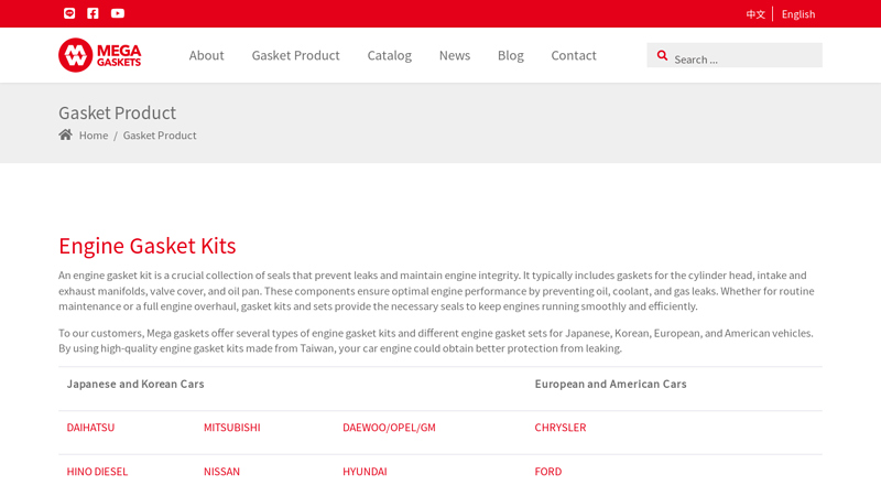 Gasket Product Overview