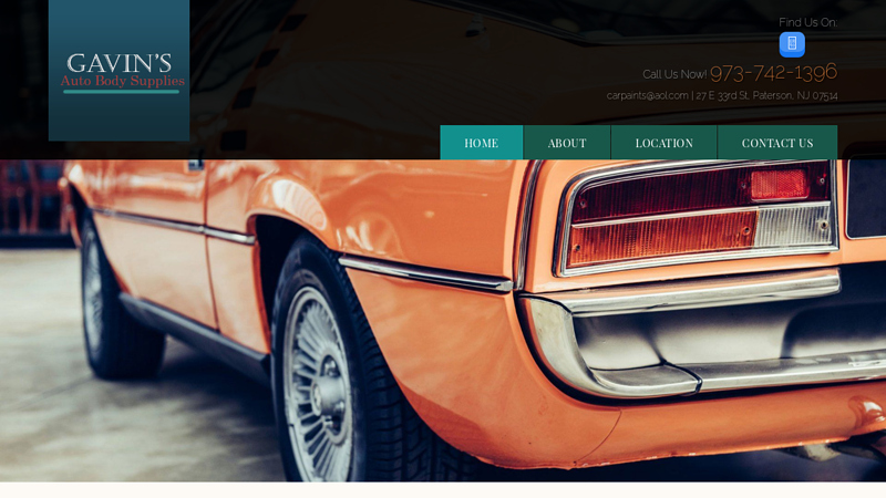 Gavin's Auto Body Supplies: Automotive Paint