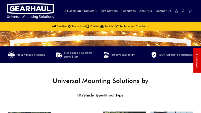 GearHaul Universal Mounting Solutions