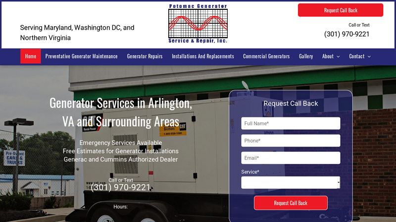 Generator Services Arlington, VA