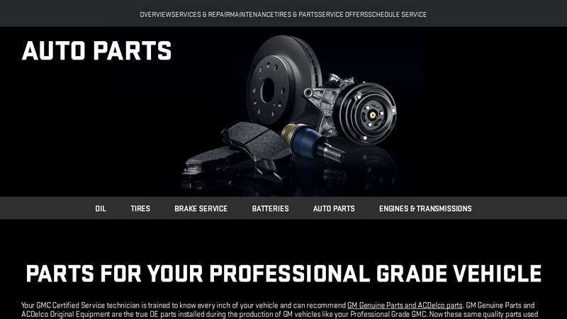 Genuine GM Auto Parts Online