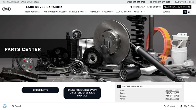 Genuine Land Rover OEM Parts