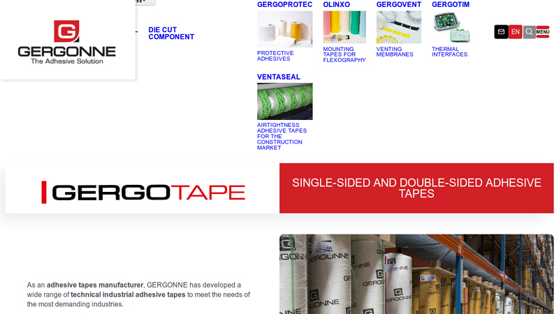 Gergonne, manufacturer of technical industrial adhesive tapes