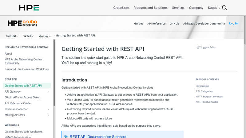 Getting Started with REST API