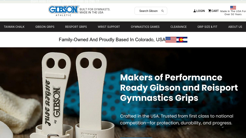 Gibson Athletic: Gymnastics Bar Grips