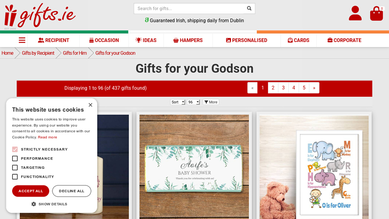 Gifts for your Godson